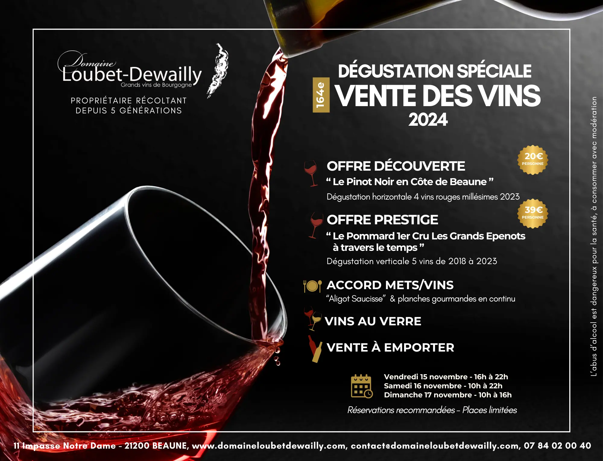 Ventes des vins 2024